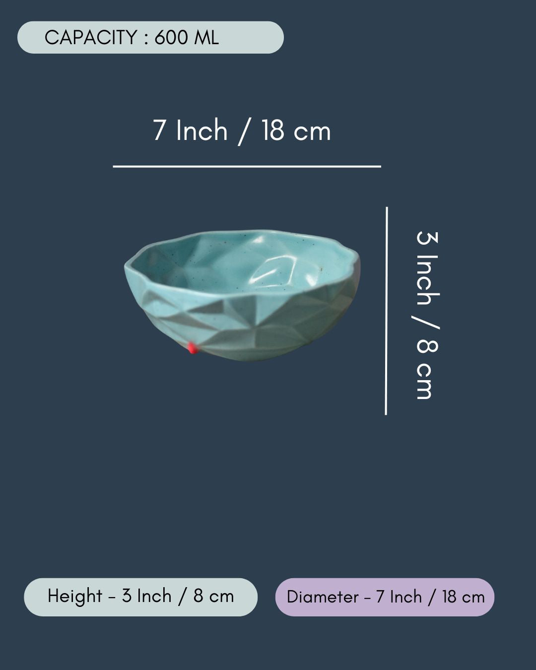 Blue Diamond Bowl - Large