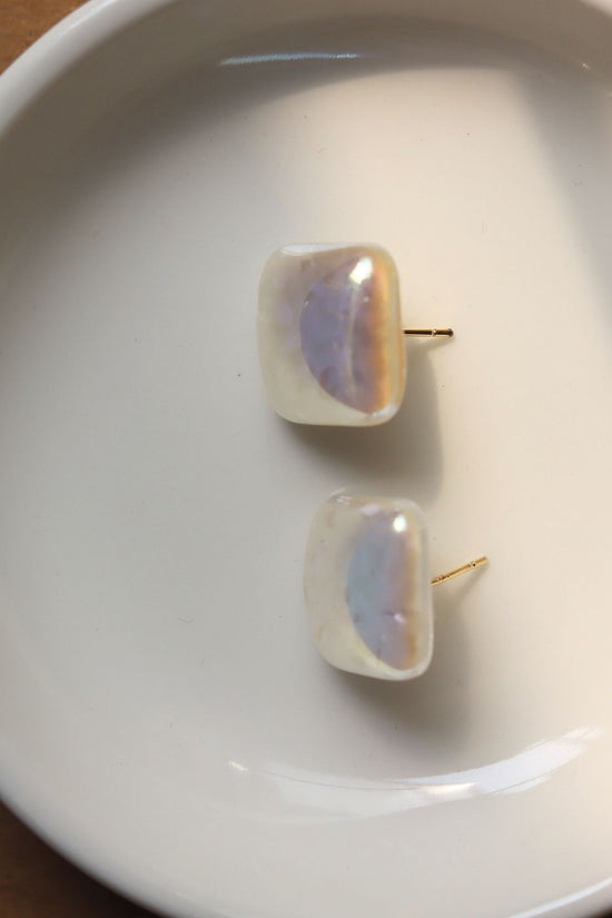 Cubic Sheen Earrings handmade in India