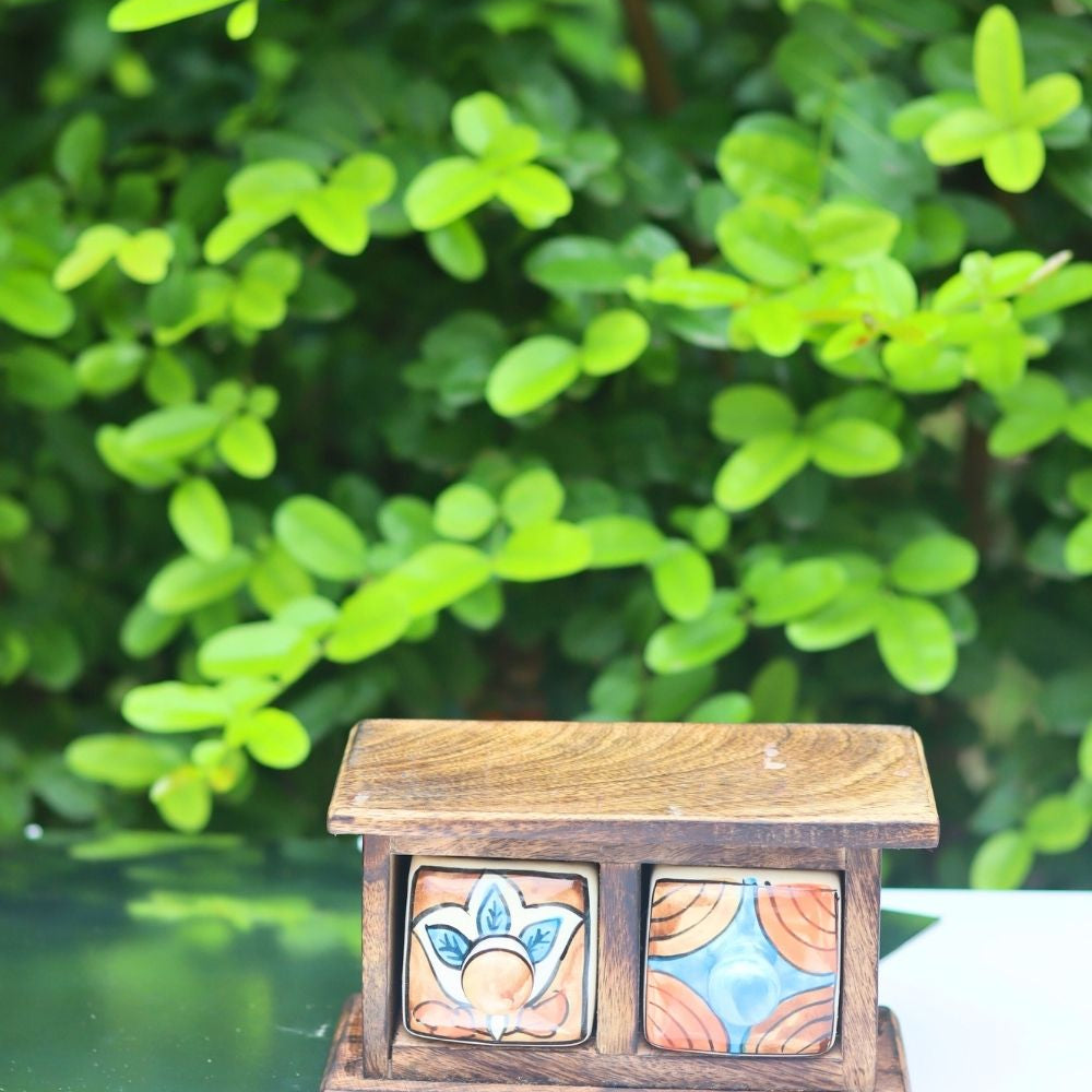 Handmade Wooden Decor Drawer – Rustic Glow
