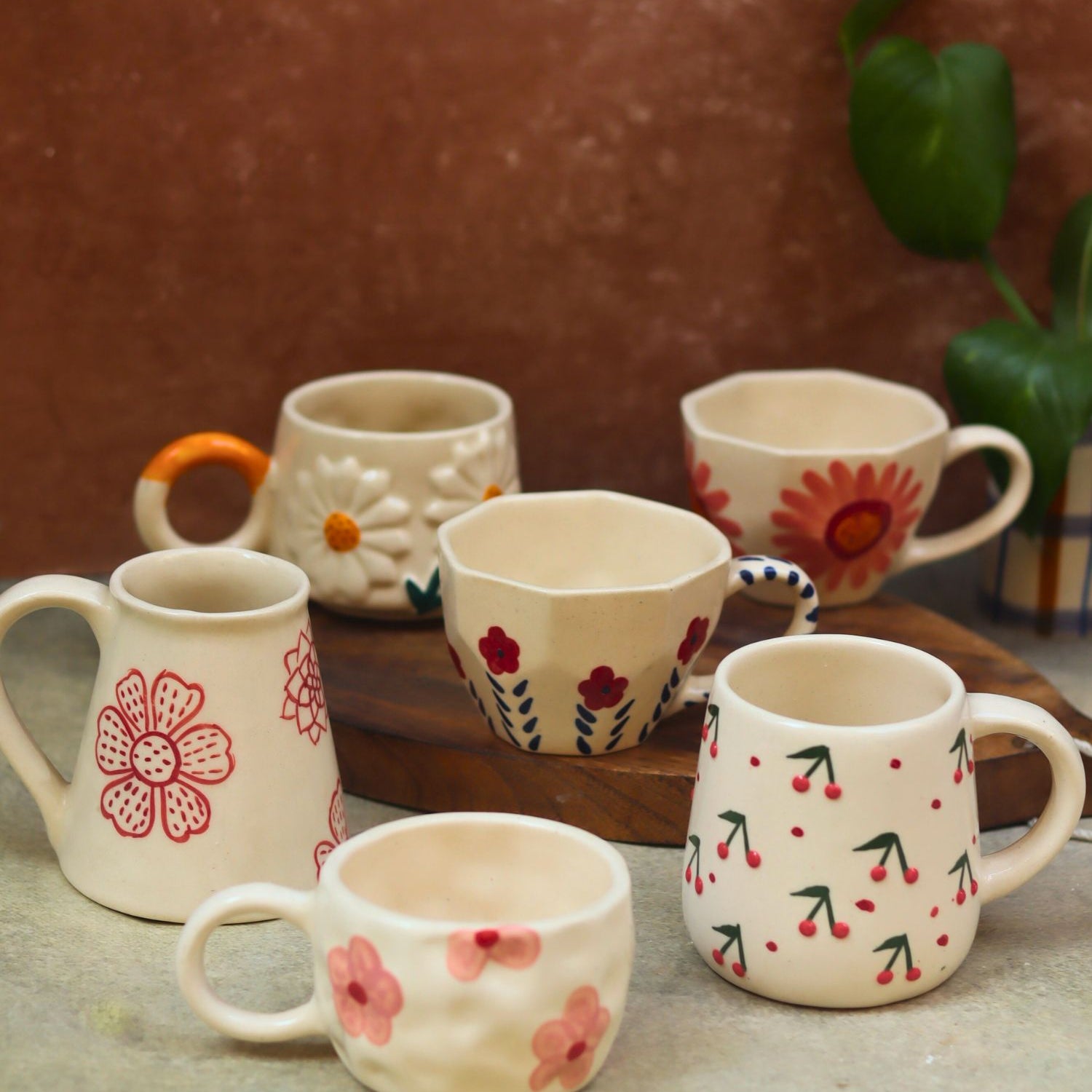 handmade Set of 6 Sip & Shine Mugs Combo (for the price of 5)