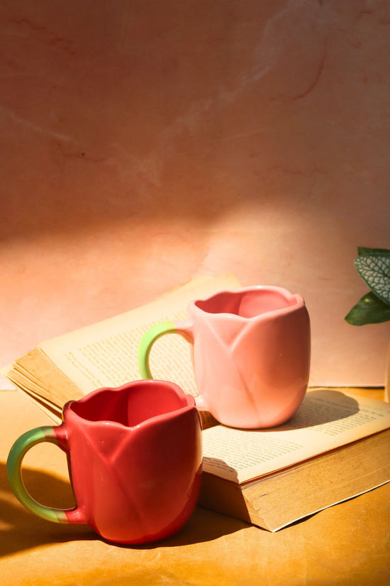 Set of 2 - Tulip Coffee Mugs combo with premium quality material