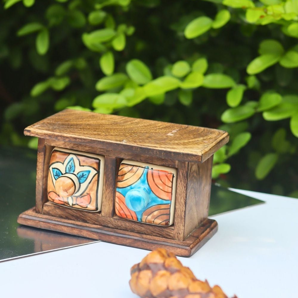 Wooden Decor Drawer – Rustic Glow made by wood