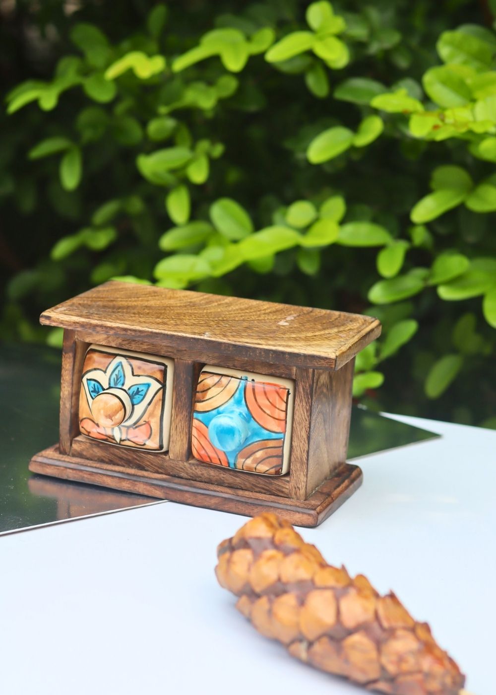 Wooden Decor Drawer – Rustic Glow made by wood