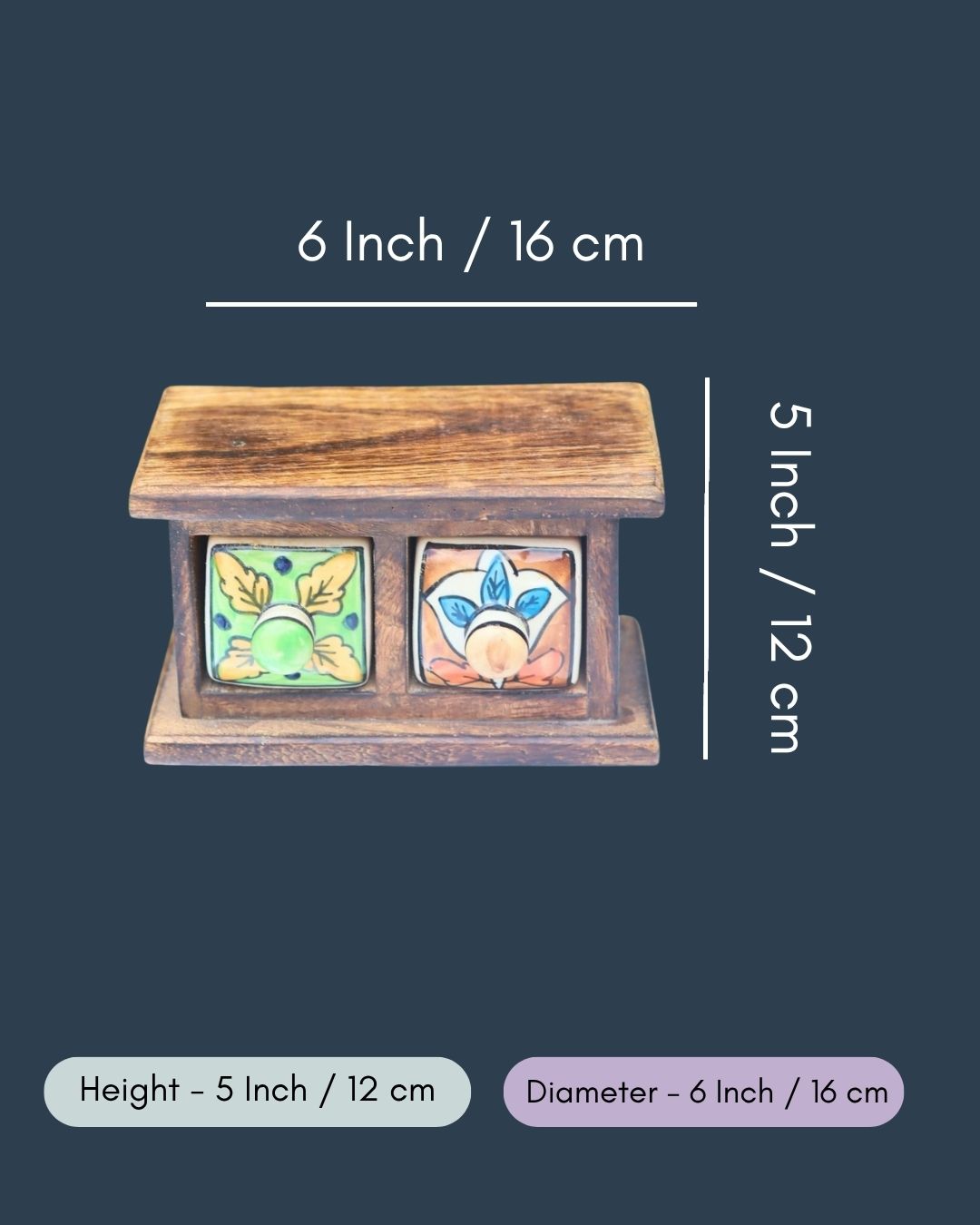 Wooden Decor Drawer – Rustic Charm