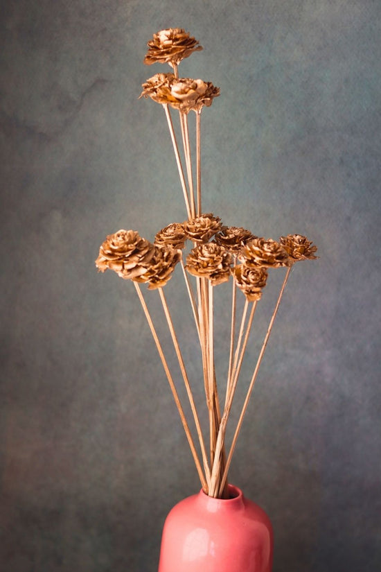 handmade gold cedar wood bunch