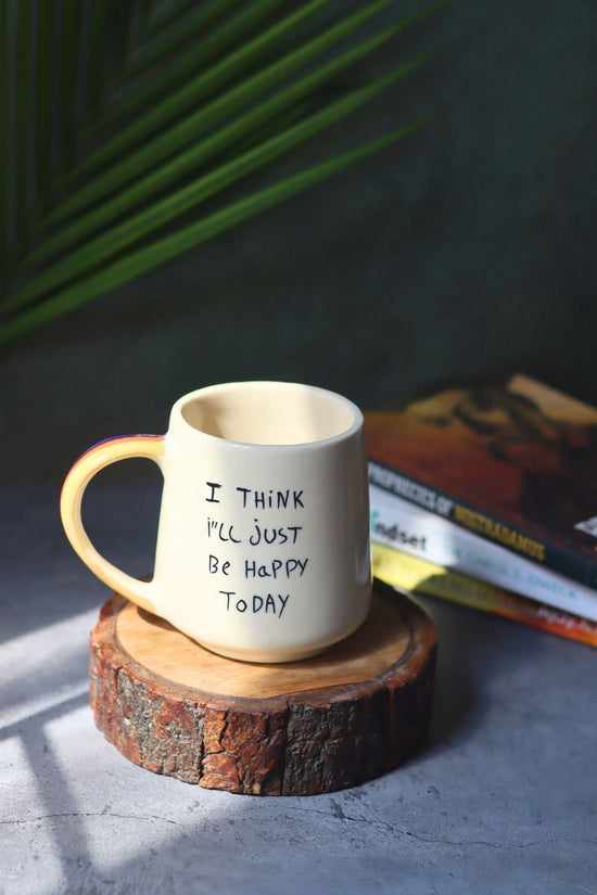 Happy Mug made by ceramic