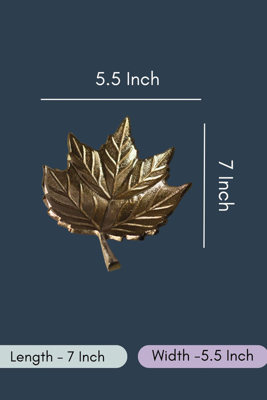 Golden Leaf Patterned Bowl