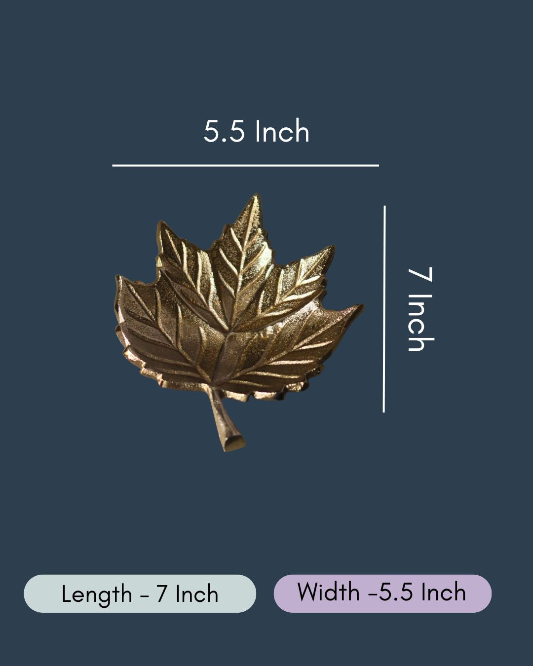 Golden Leaf Patterned Bowl