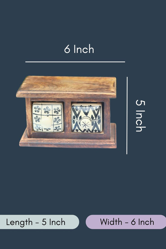 Wooden Decor Drawer – Abstract Tales