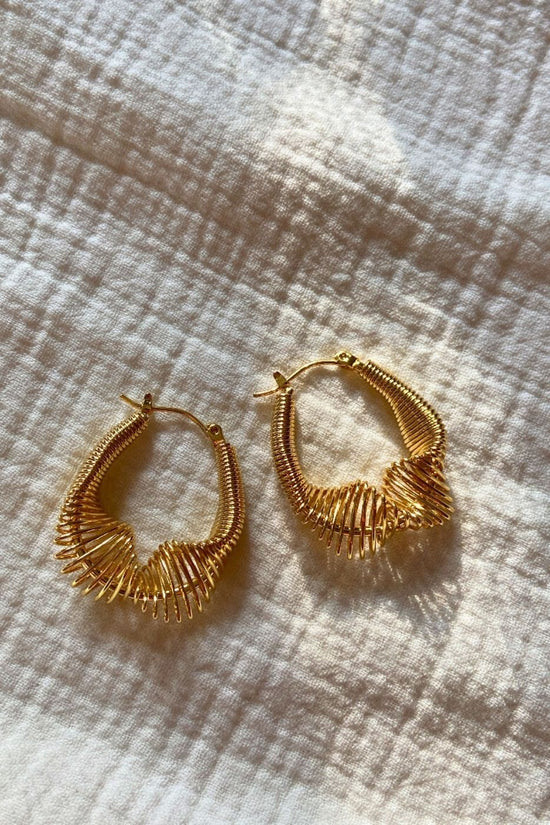 Spring Hoop Earrings with premium quality material