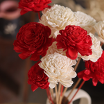 Red & White Roses Bunch