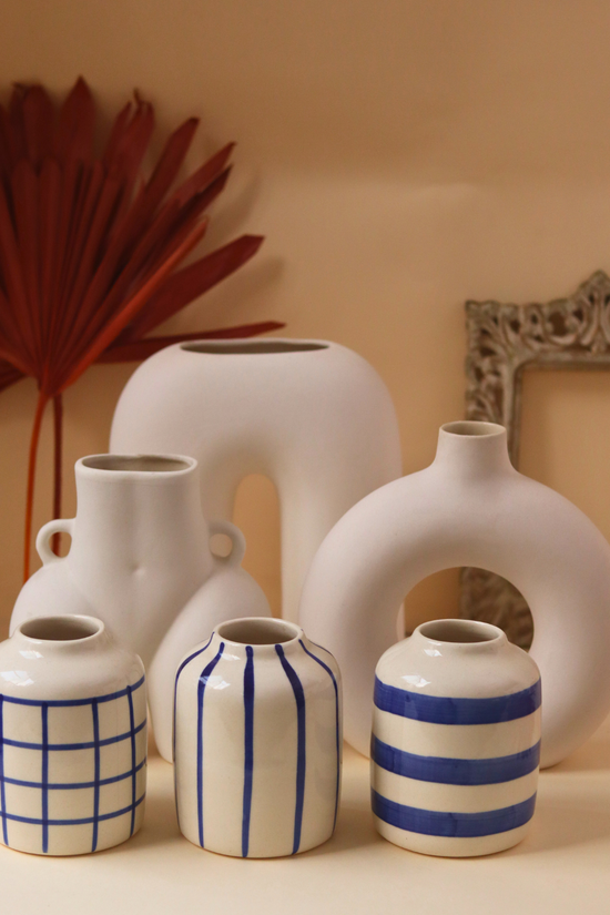 handmade set of 6 essential vases for the price of 5 combo