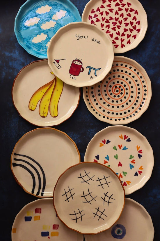 Set of 10 Best selling Snack Plates (For the Price of 7) handmade in india