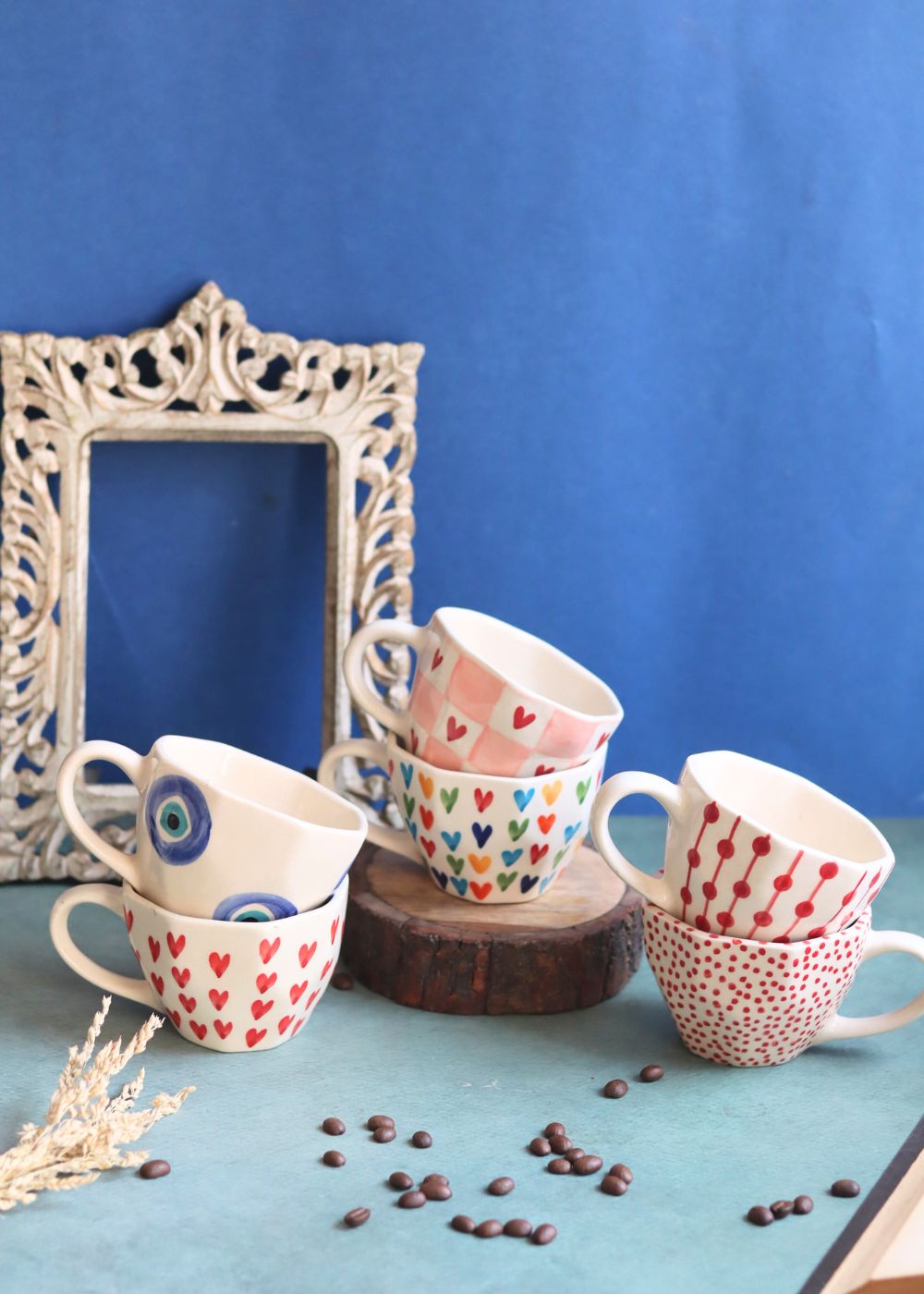 Handmade Set of 6 handmade mugs (For the price of 5)