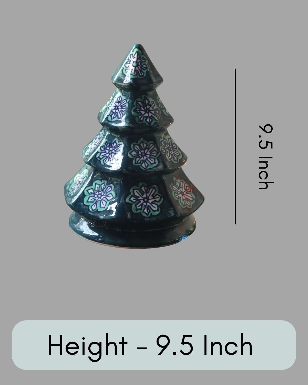 Green Snowflake Christmas tree