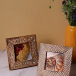 set of two wooden photo frame 