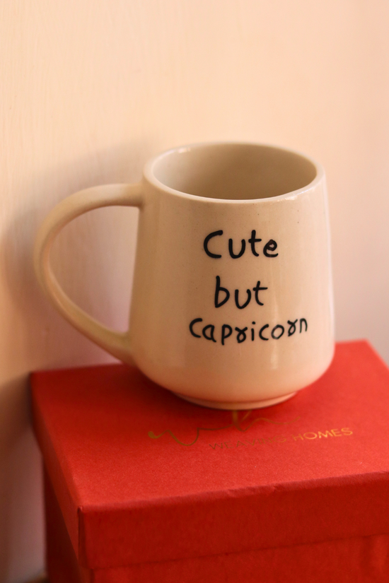 cute but capricorn mug in a gift box with premium quality gifting