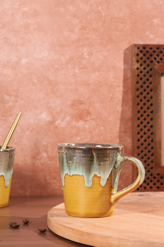 Shades of mustard mug