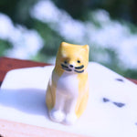 Miniature Cat made by ceramic