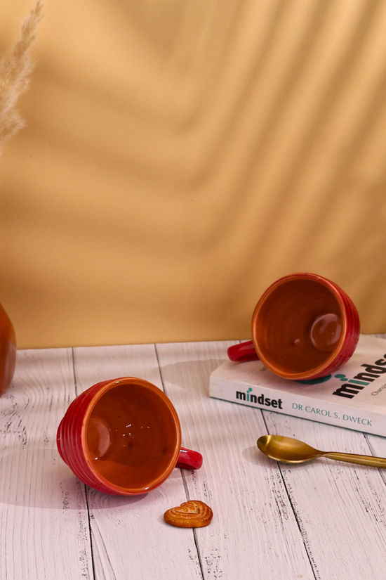 Handmade torrent chai cups