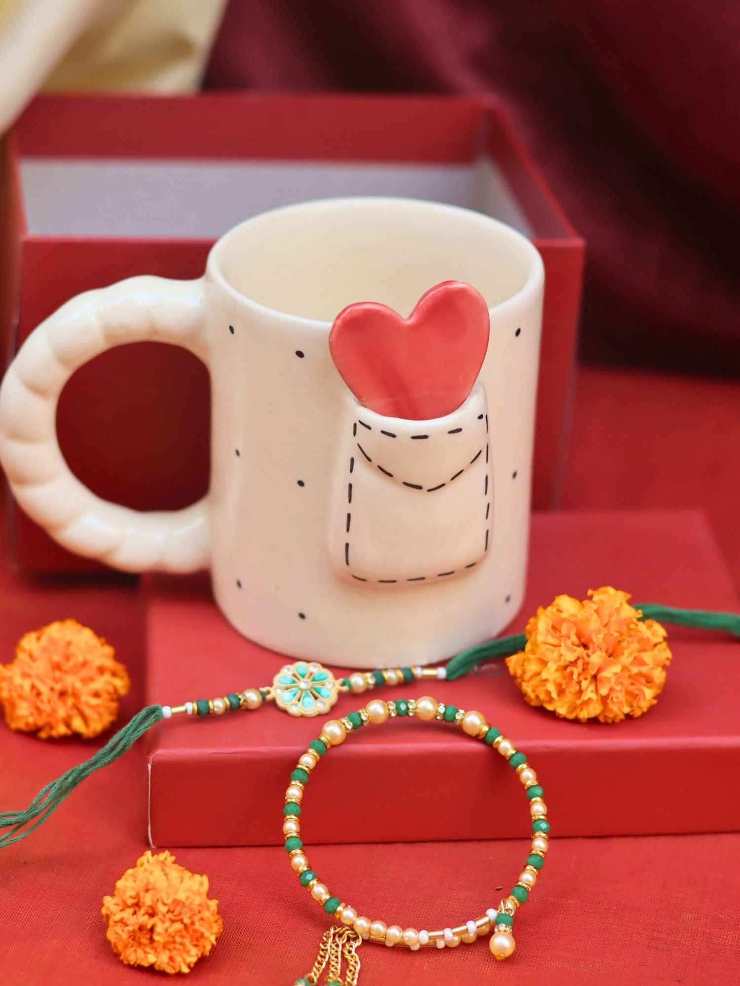 Love letter Bhaiya Bhabhi rakhi Gift Box