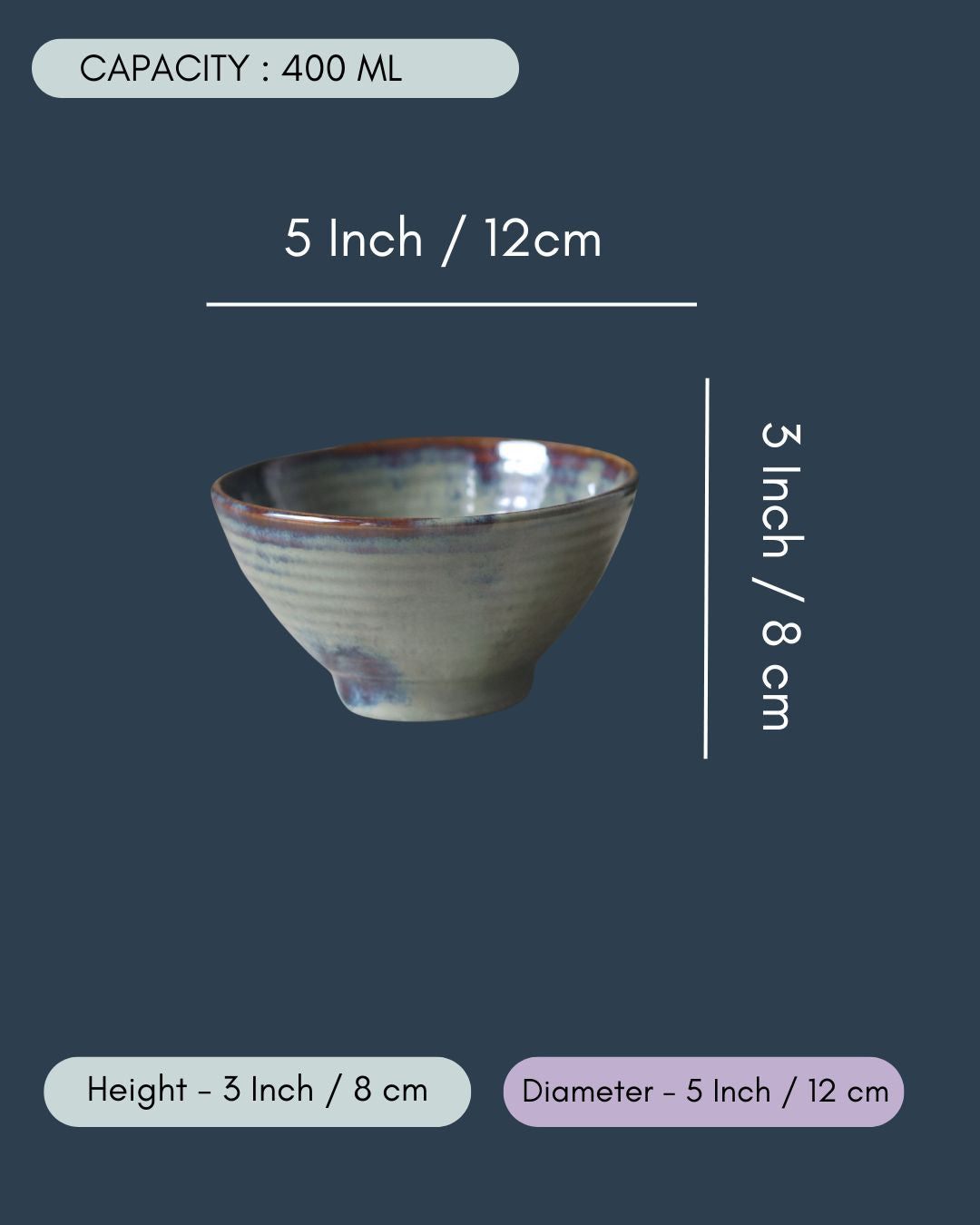 Olive Conical Curry Bowl