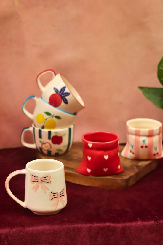 Set of 6 Ceramic Mugs (for the price of 5)