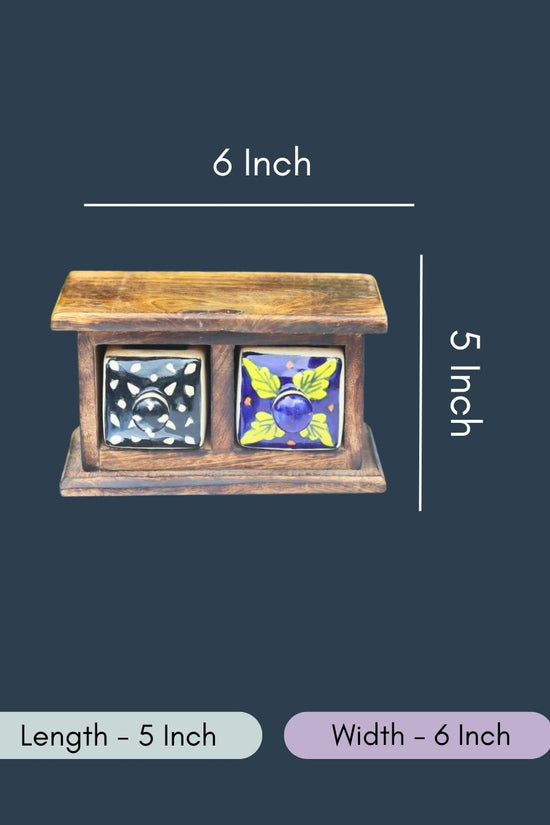 Wooden Decor Drawer – Boho Essence
