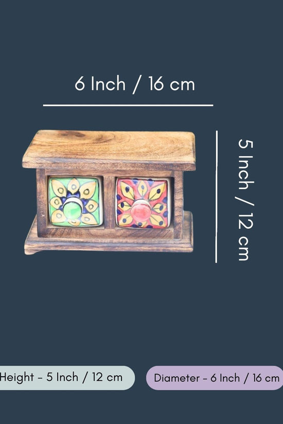Wooden Decor Drawer – Artistic Bloom