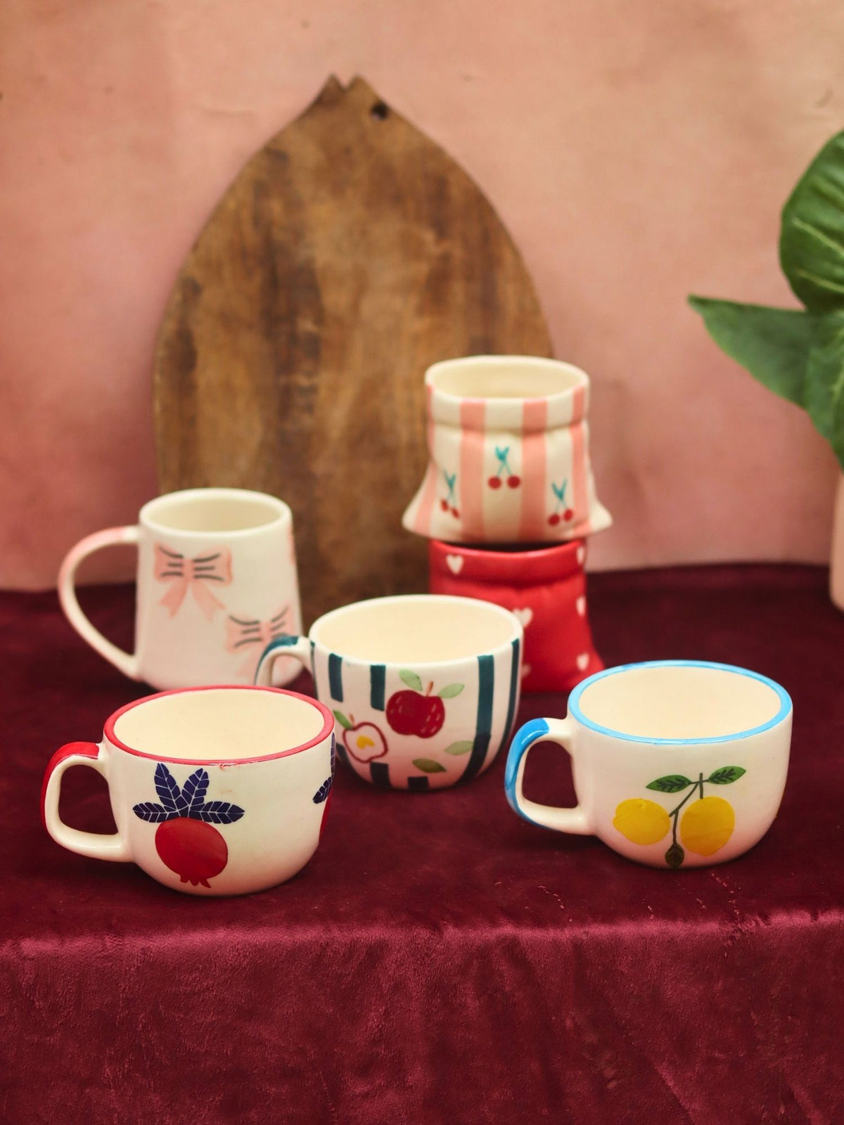 Set of 6 Ceramic Mugs (for the price of 5)