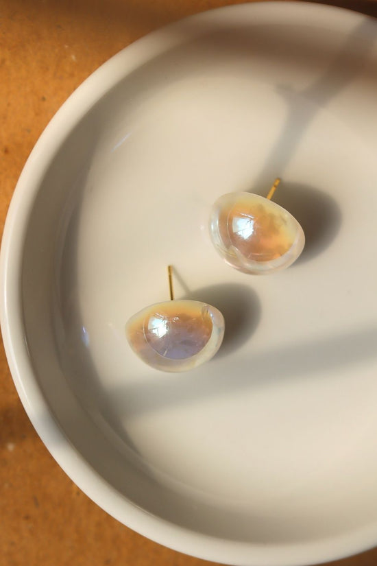 Round Statement Pearl Earrings with premium quality material
