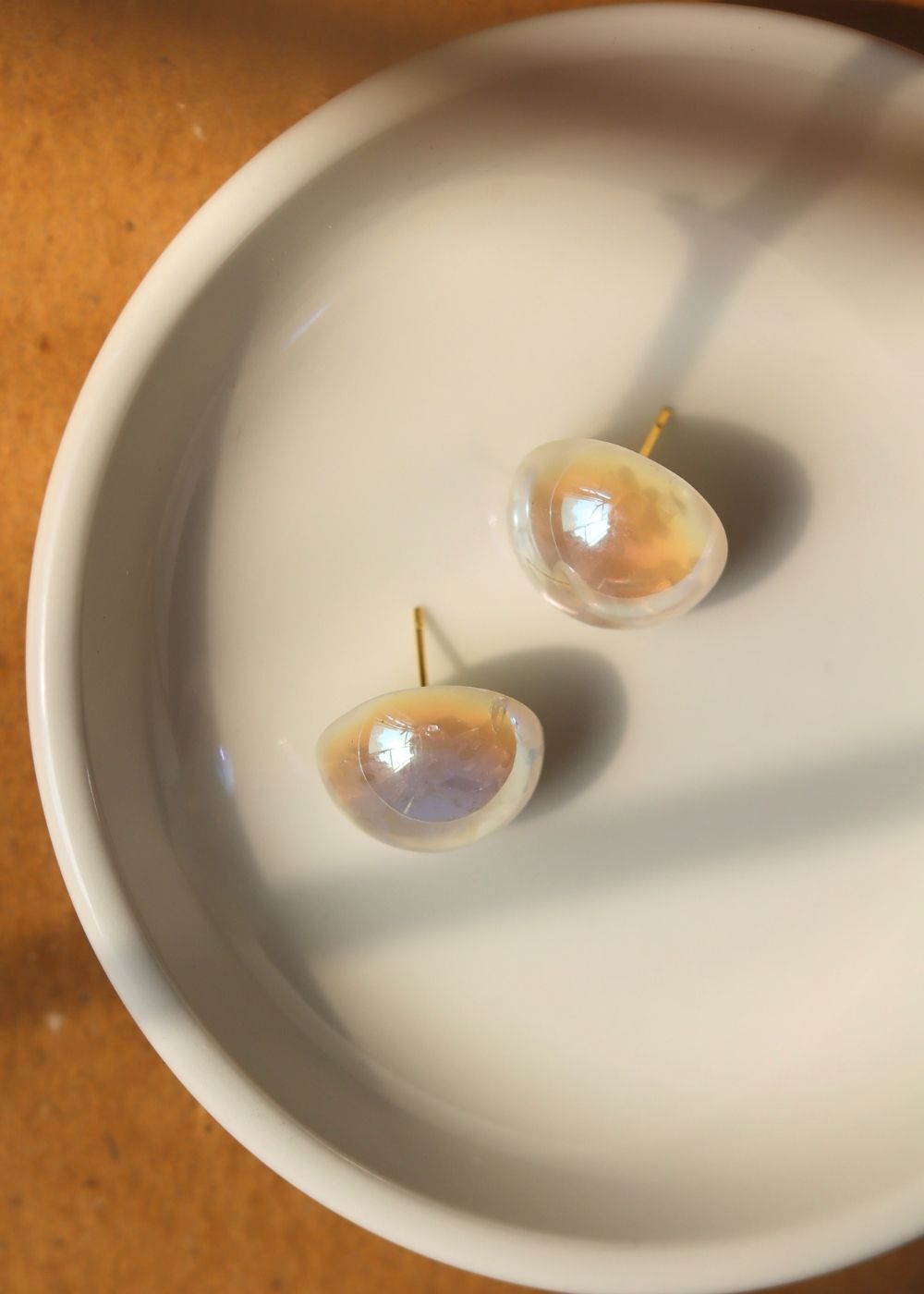 Round Statement Pearl Earrings with premium quality material