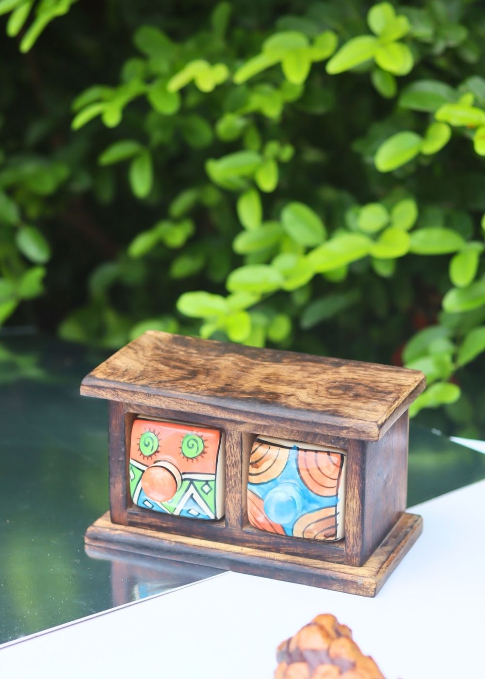 Wooden Decor Drawer – Tribal Tales handmade in India