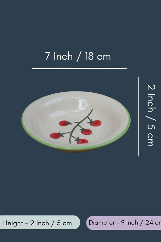 Cherry Pasta Plate