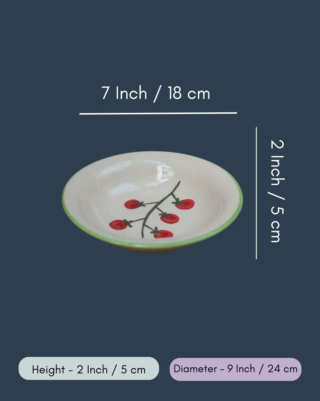 Cherry Pasta Plate