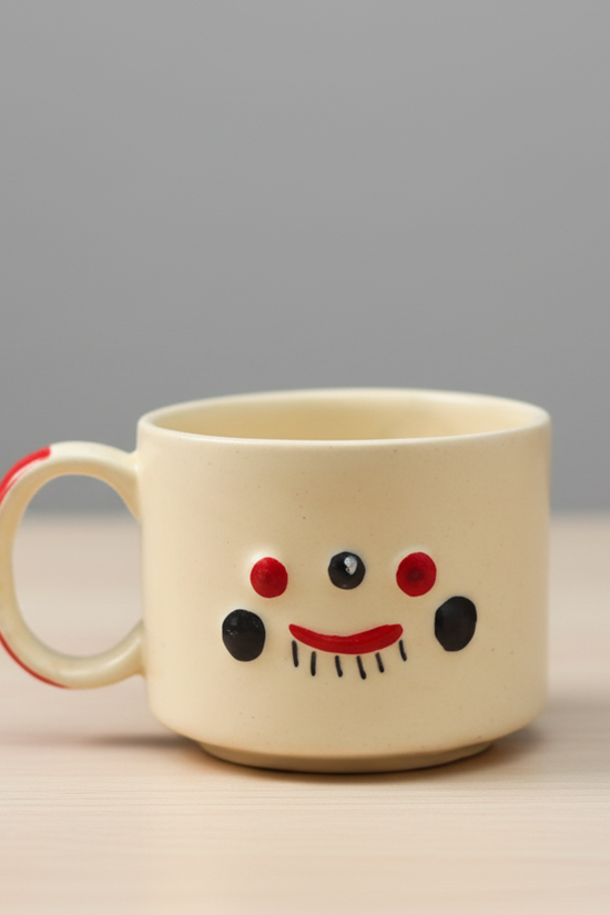 Quirky face mug