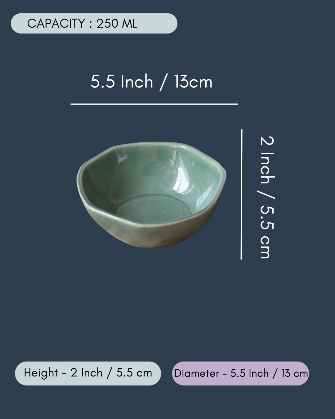 Sea Green Nut Bowl