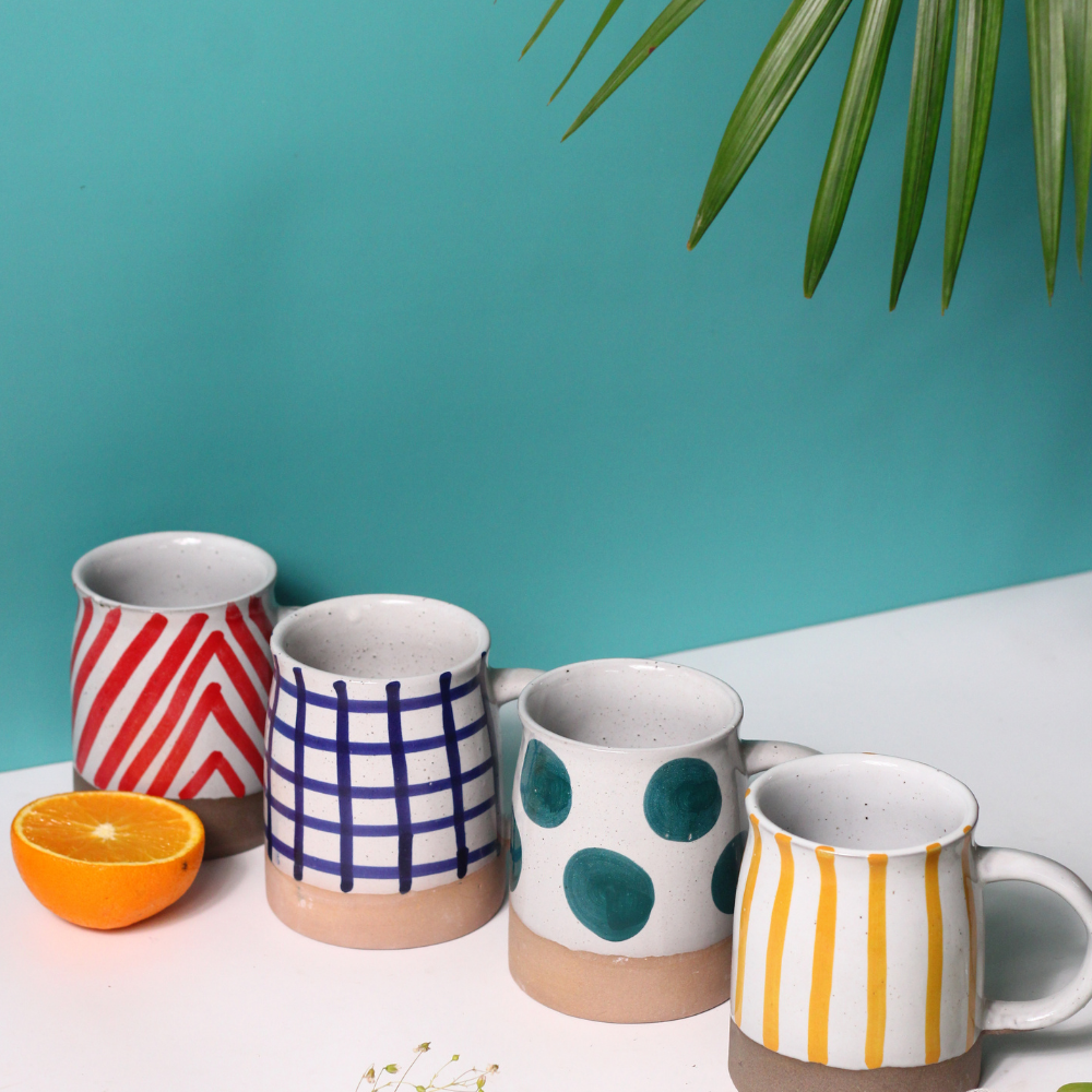 handmade pattern pops mugs made with beautiful design