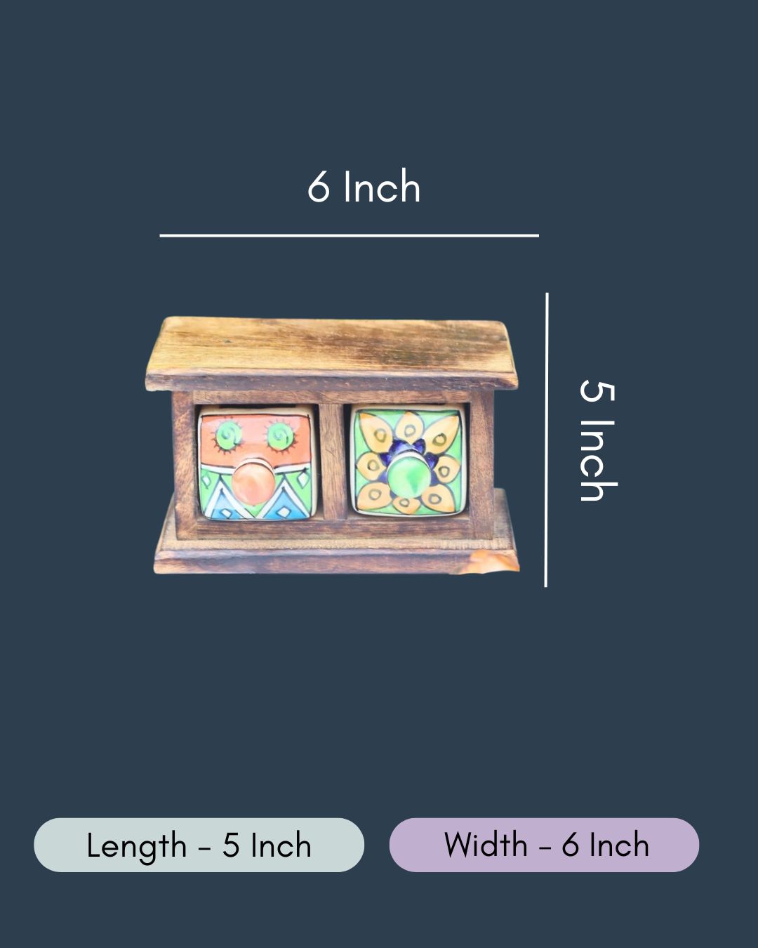 Wooden Decor Drawer – Abstract Dreams
