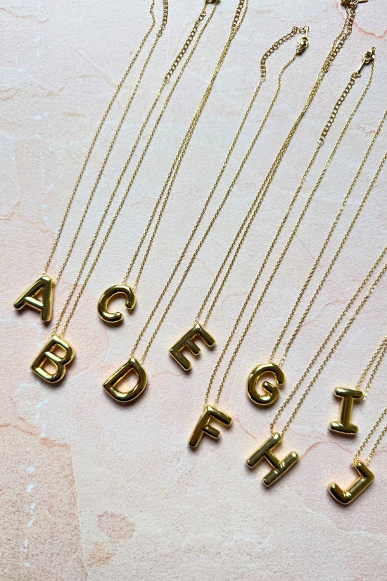 Anti - tarnish Initial Necklaces
