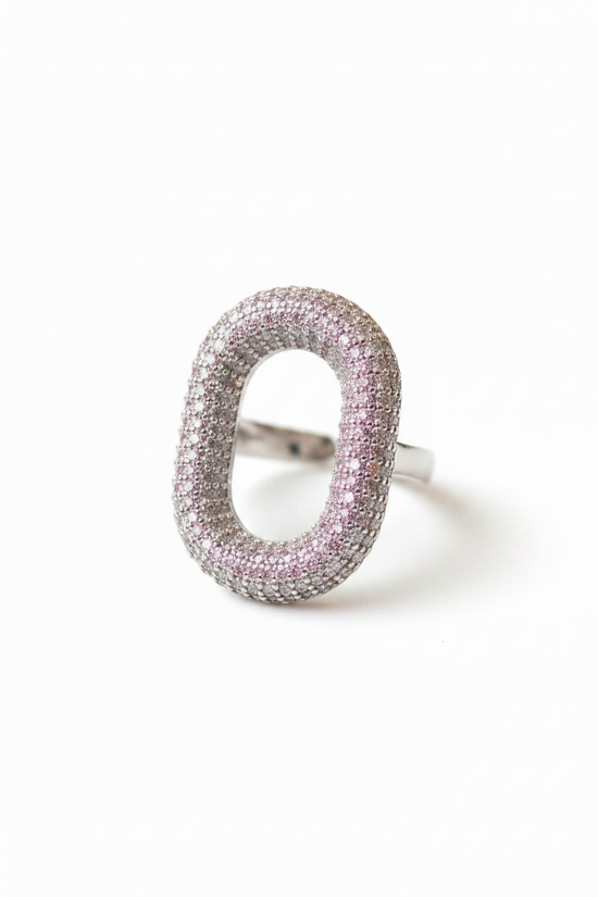 Serene Oval Ring - Silver