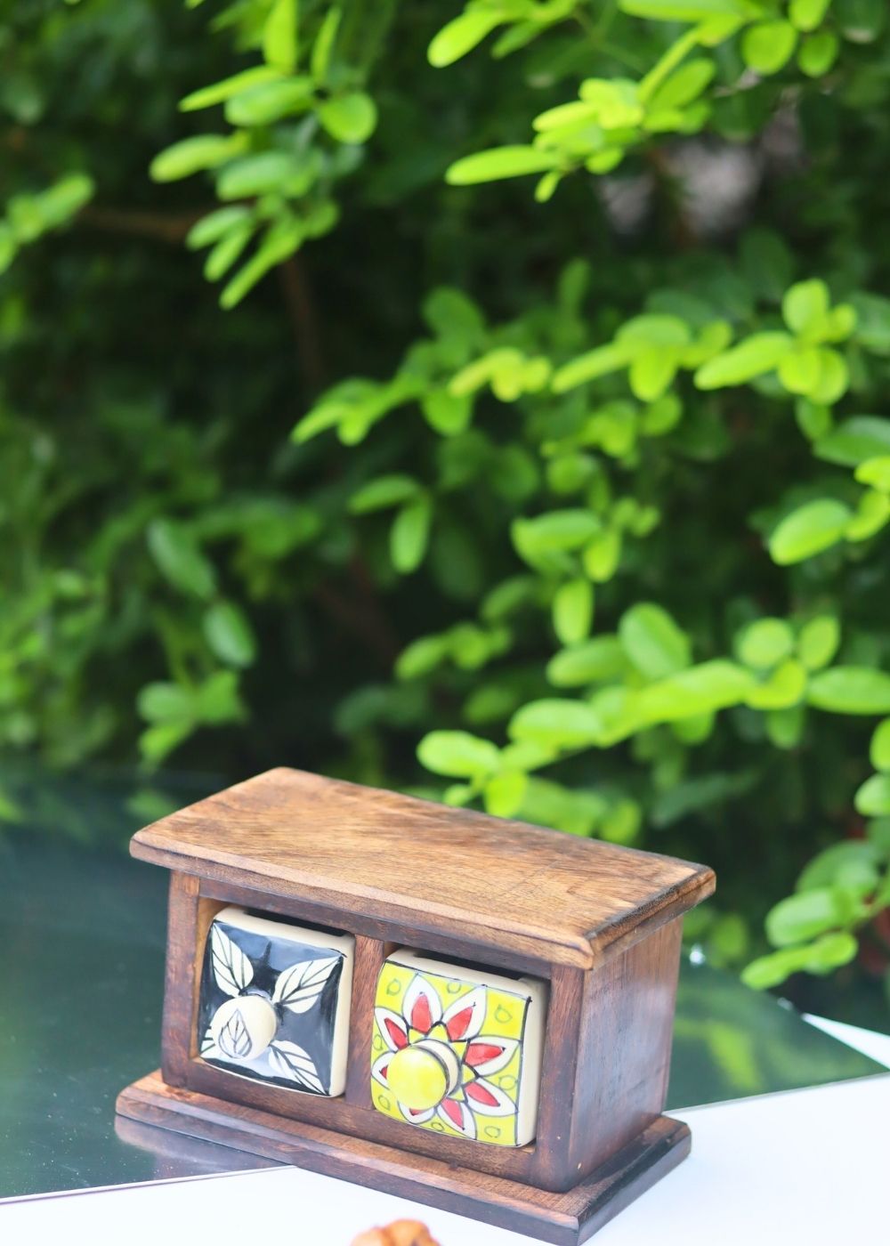 Wooden Decor Drawer – Handcrafted Bliss handmade in India