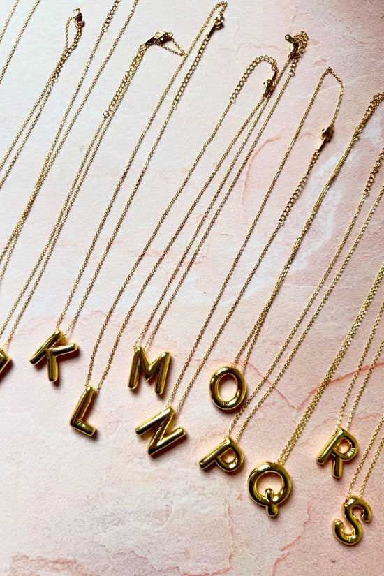 waterproof Initial Necklaces 