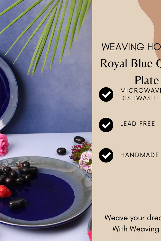 Royal blue quarter plate signification