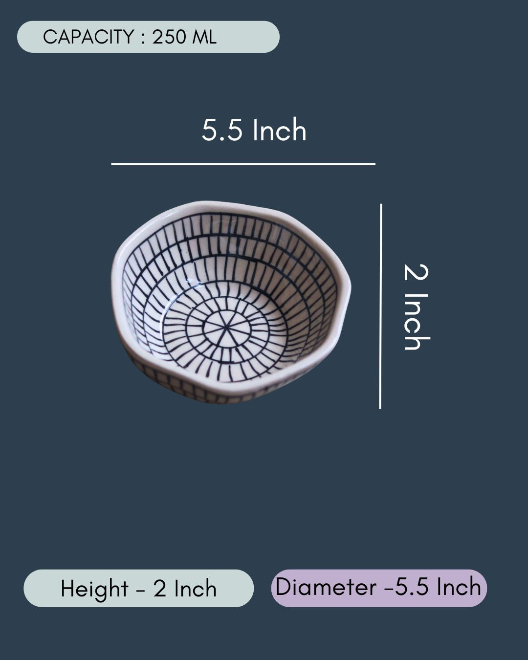 Mini Zebra Bowl