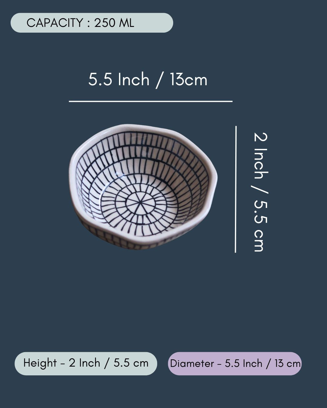 Mini Zebra Bowl