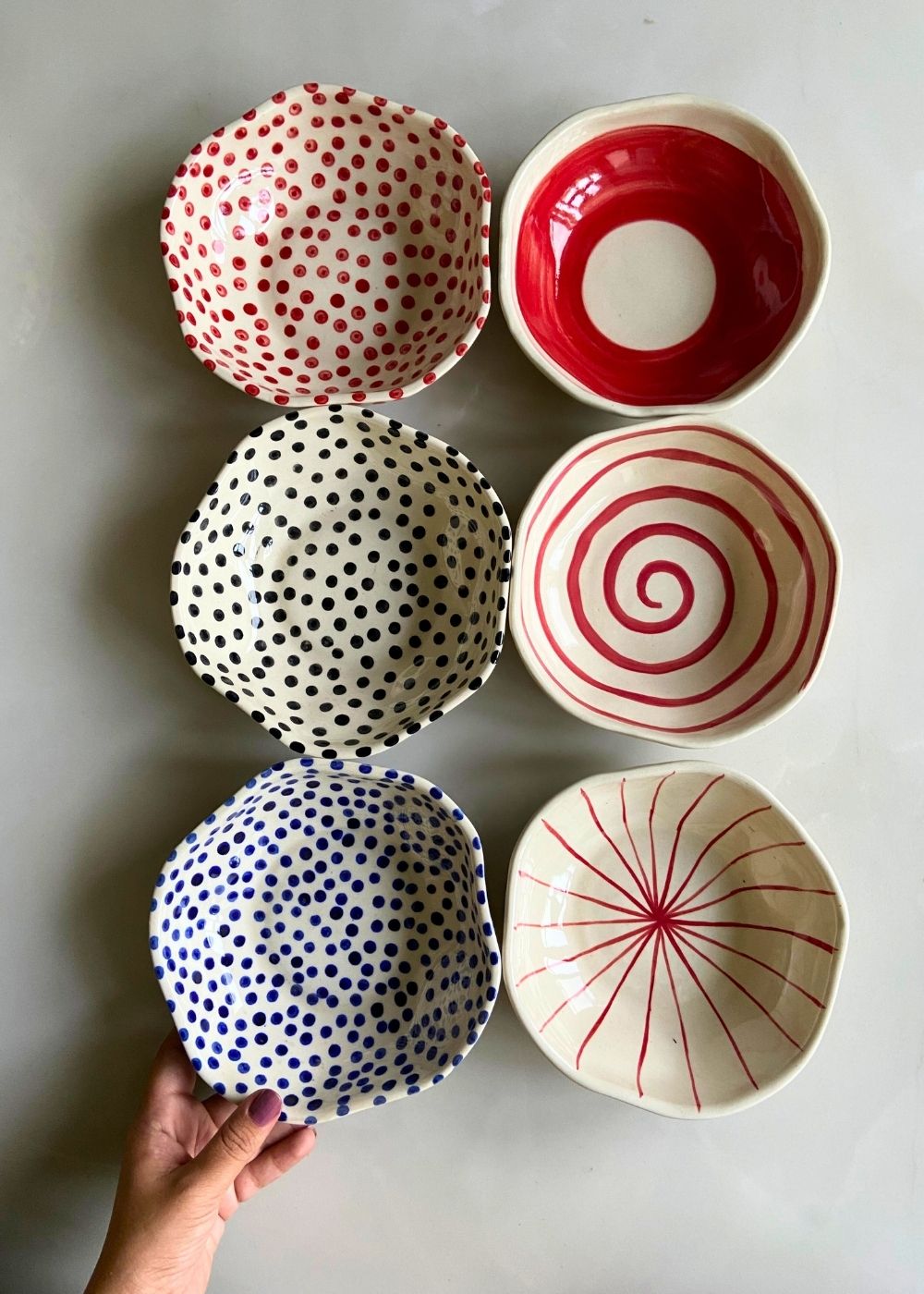 Set of 6 Hotselling Bowls (for the price of 5) made by ceramic