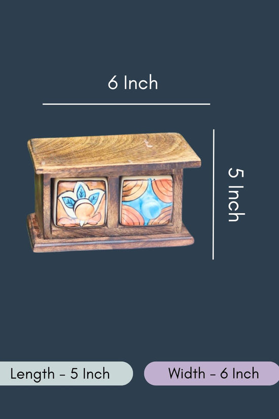 Wooden Decor Drawer – Rustic Glow