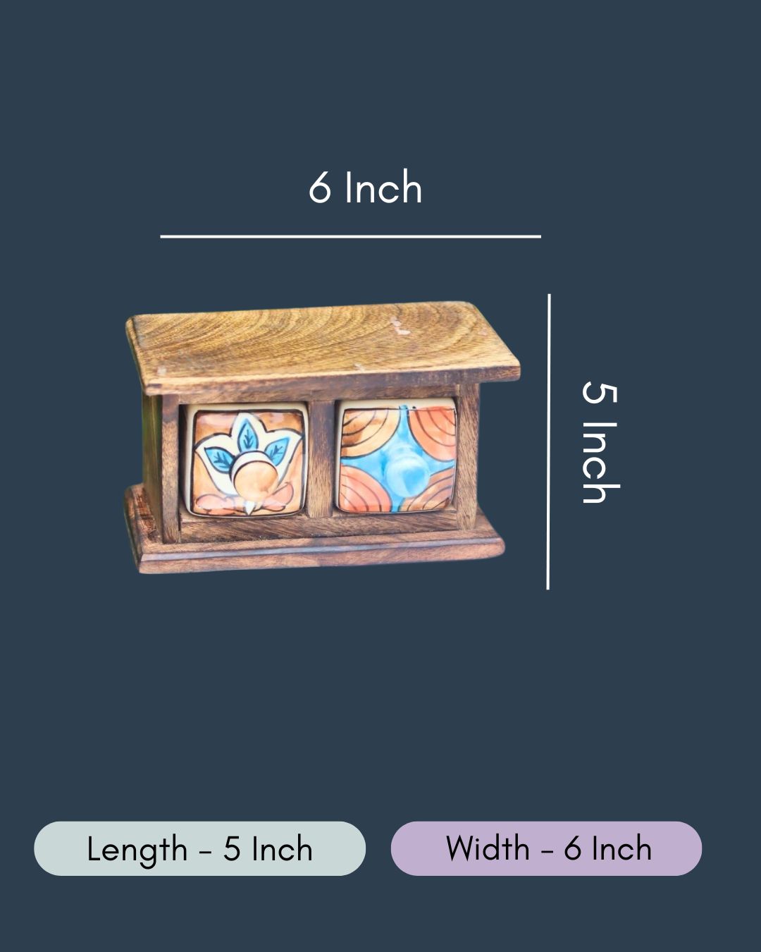 Wooden Decor Drawer – Rustic Glow