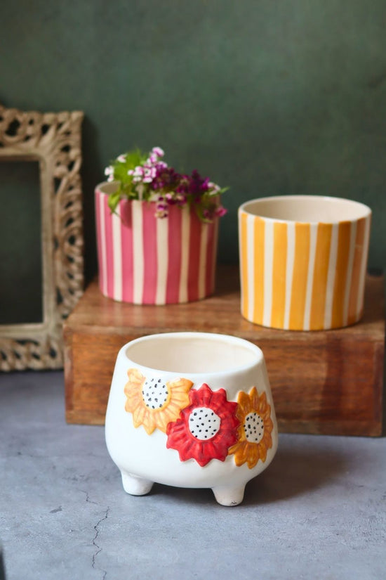 Three Adorable Planters